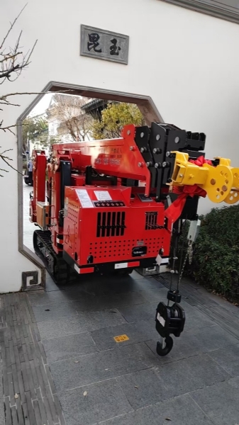 3噸蜘蛛吊加長款，臂長11.7米，適用于狹小空間作業(yè)